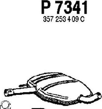 Fenno P7341 - Middle Silencer autospares.lv