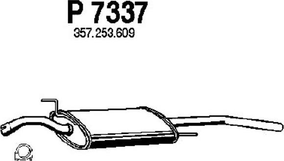 Fenno P7337 - End Silencer autospares.lv