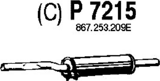 Fenno P7215 - Middle Silencer autospares.lv