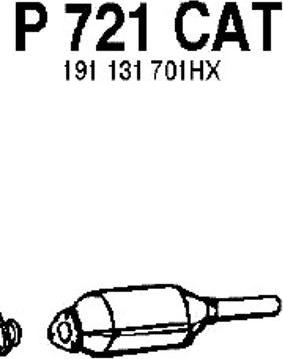 Fenno P721CAT - Catalytic Converter autospares.lv