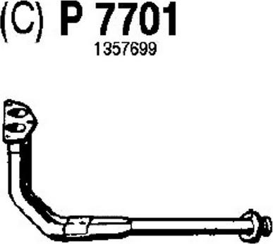 Fenno P7701 - Exhaust Pipe autospares.lv