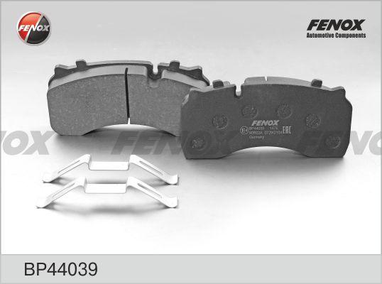 Fenox BP44039 - Brake Pad Set, disc brake autospares.lv