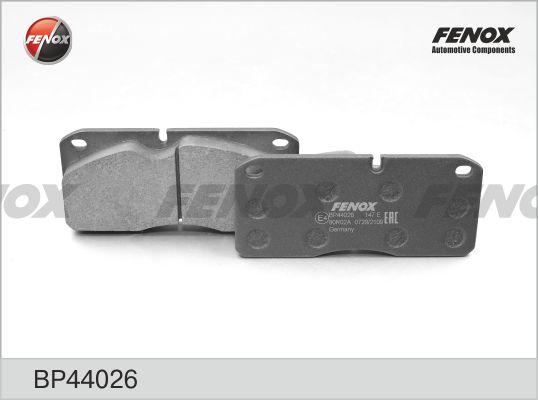 Fenox BP44026 - Brake Pad Set, disc brake autospares.lv