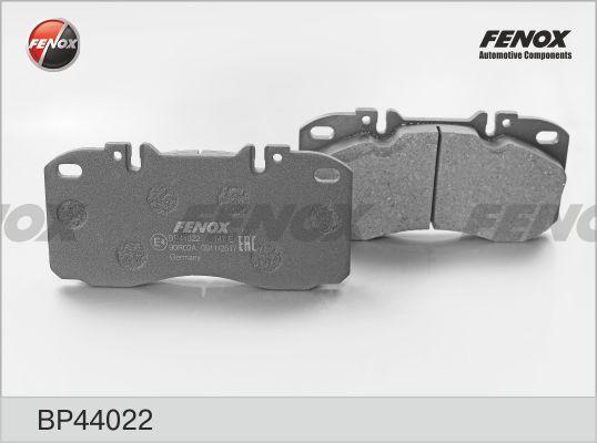 Fenox BP44022 - Brake Pad Set, disc brake autospares.lv