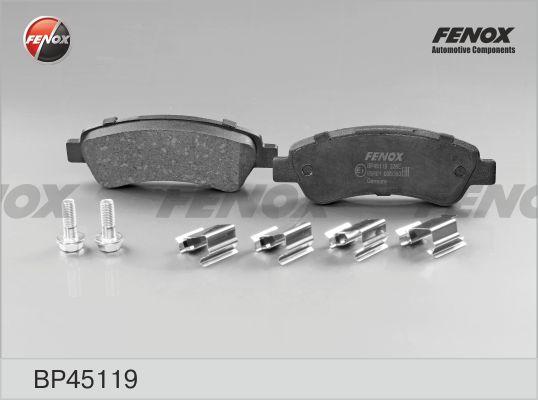 Fenox BP45119 - Brake Pad Set, disc brake autospares.lv