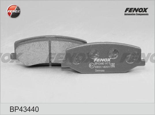 Fenox BP43440 - Brake Pad Set, disc brake autospares.lv