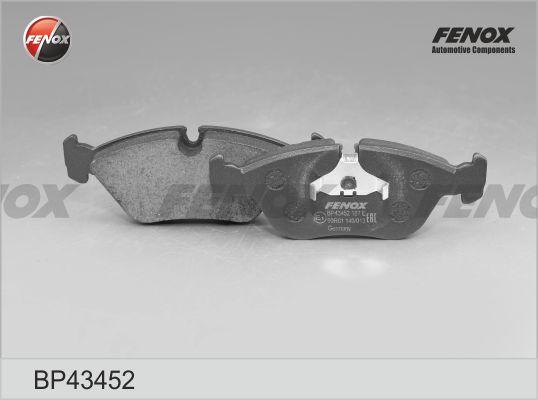 Fenox BP43452 - Brake Pad Set, disc brake autospares.lv