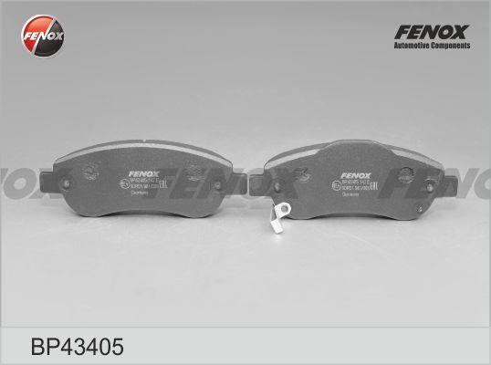 Fenox BP43405 - Brake Pad Set, disc brake autospares.lv