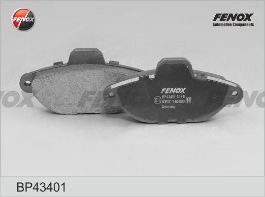 Fenox BP43401 - Brake Pad Set, disc brake autospares.lv