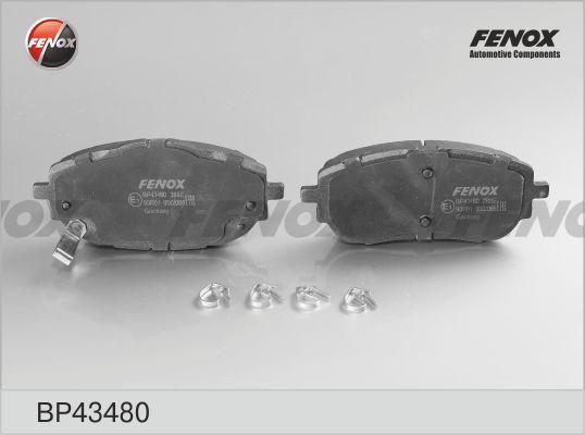 Fenox BP43480 - Brake Pad Set, disc brake autospares.lv