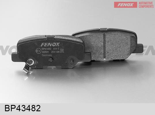 Fenox BP43482 - Brake Pad Set, disc brake autospares.lv