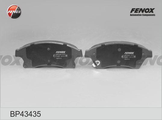 Fenox BP43435 - Brake Pad Set, disc brake autospares.lv