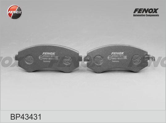 Fenox BP43431 - Brake Pad Set, disc brake autospares.lv