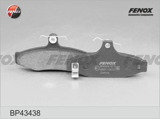 Fenox BP43438 - Brake Pad Set, disc brake autospares.lv