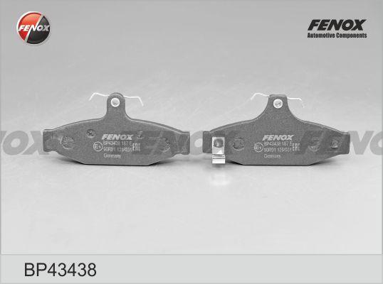 Fenox BP43438 - Brake Pad Set, disc brake autospares.lv