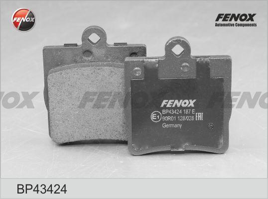 Fenox BP43424 - Brake Pad Set, disc brake autospares.lv