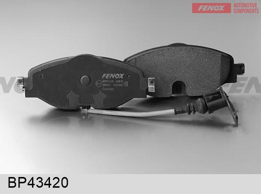Fenox BP43420 - Brake Pad Set, disc brake autospares.lv