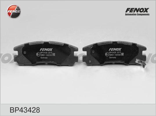 Fenox BP43428 - Brake Pad Set, disc brake autospares.lv