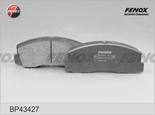 Fenox BP43427 - Brake Pad Set, disc brake autospares.lv