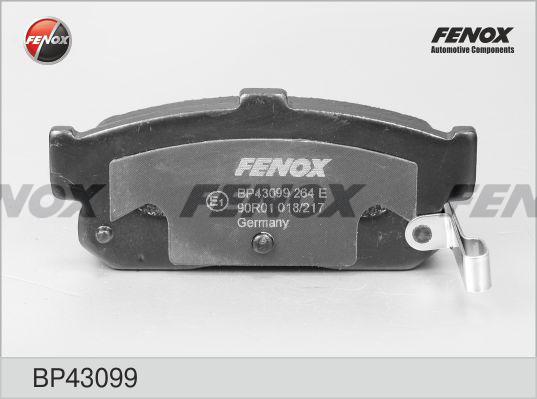 Fenox BP43099 - Brake Pad Set, disc brake autospares.lv