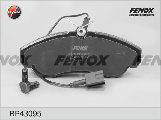 Fenox BP43095 - Brake Pad Set, disc brake autospares.lv