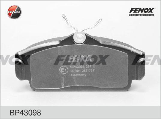 Fenox BP43098 - Brake Pad Set, disc brake autospares.lv