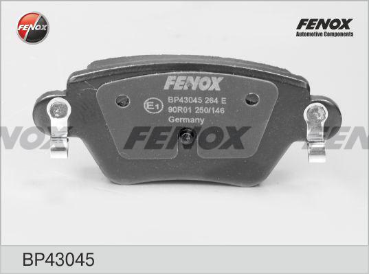 Fenox BP43045 - Brake Pad Set, disc brake autospares.lv