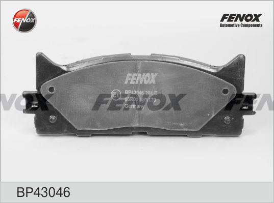 Fenox BP43046 - Brake Pad Set, disc brake autospares.lv