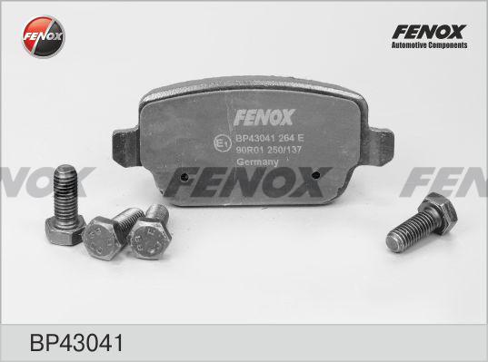 Fenox BP43041 - Brake Pad Set, disc brake autospares.lv