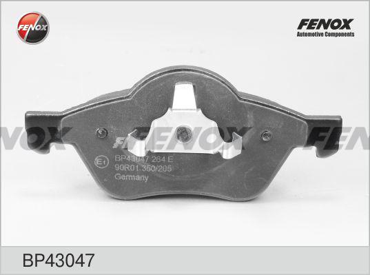 Fenox BP43047 - Brake Pad Set, disc brake autospares.lv