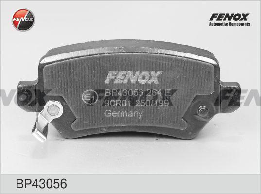 Fenox BP43056 - Brake Pad Set, disc brake autospares.lv