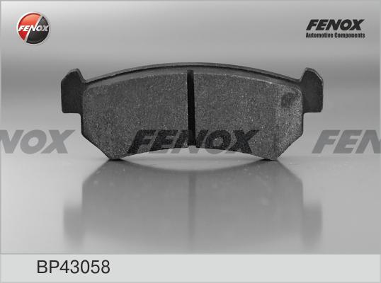 Fenox BP43058 - Brake Pad Set, disc brake autospares.lv