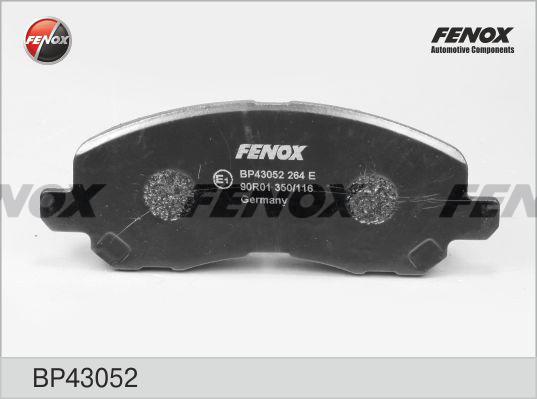 Fenox BP43052 - Brake Pad Set, disc brake autospares.lv