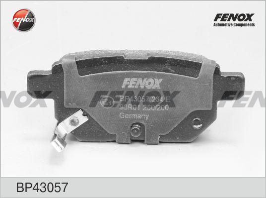 Fenox BP43057 - Brake Pad Set, disc brake autospares.lv