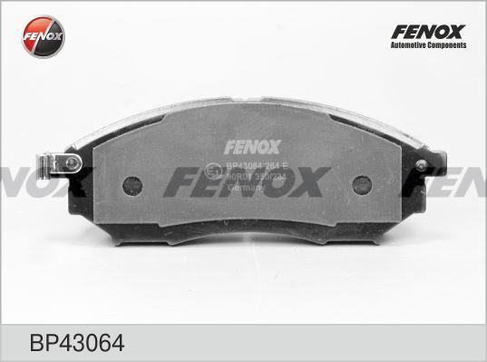 Fenox BP43064 - Brake Pad Set, disc brake autospares.lv