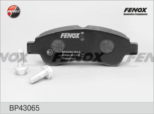 Fenox BP43065 - Brake Pad Set, disc brake autospares.lv