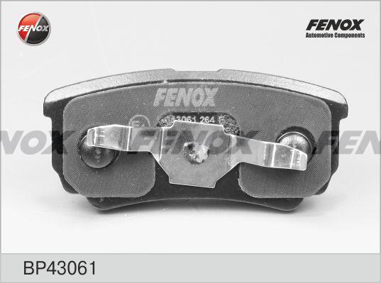 Fenox BP43061 - Brake Pad Set, disc brake autospares.lv