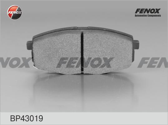 Fenox BP43019 - Brake Pad Set, disc brake autospares.lv