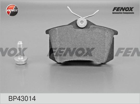 Fenox BP43014 - Brake Pad Set, disc brake autospares.lv