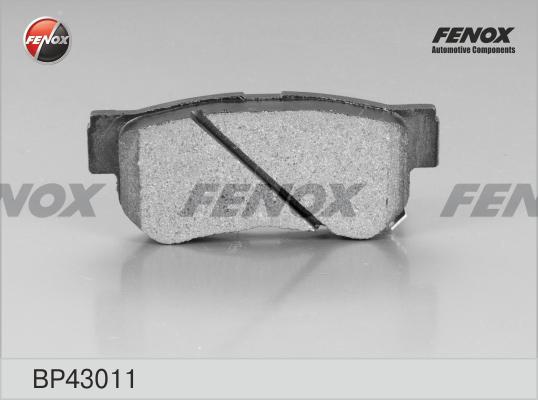 Fenox BP43011 - Brake Pad Set, disc brake autospares.lv