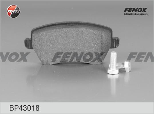 Fenox BP43018 - Brake Pad Set, disc brake autospares.lv