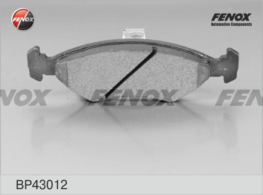 Fenox BP43012 - Brake Pad Set, disc brake autospares.lv