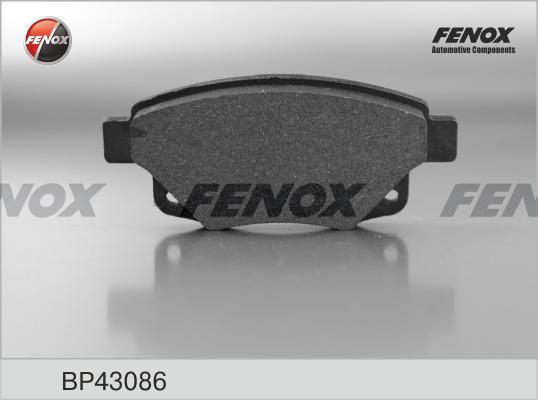 Fenox BP43086 - Brake Pad Set, disc brake autospares.lv