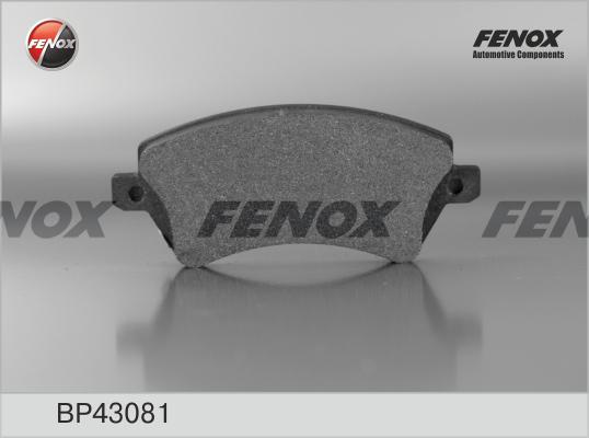 Fenox BP43081 - Brake Pad Set, disc brake autospares.lv