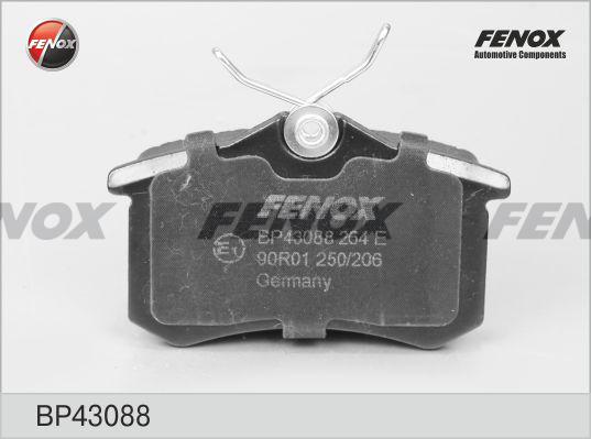 Fenox BP43088 - Brake Pad Set, disc brake autospares.lv