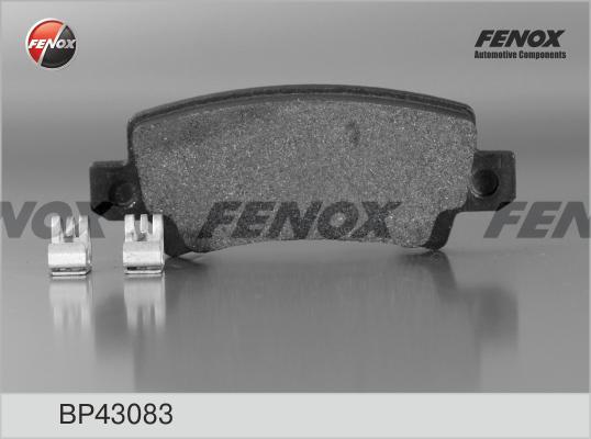 Fenox BP43083 - Brake Pad Set, disc brake autospares.lv