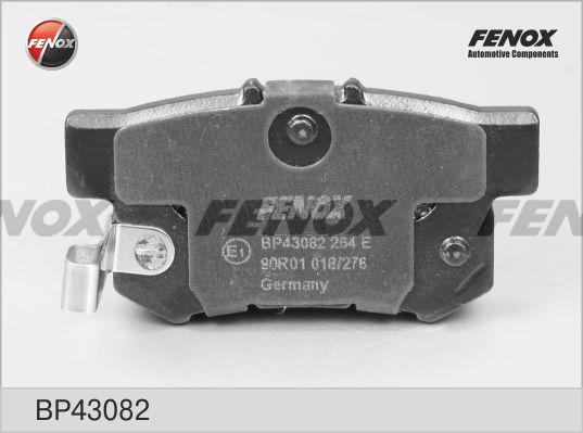 Fenox BP43082 - Brake Pad Set, disc brake autospares.lv