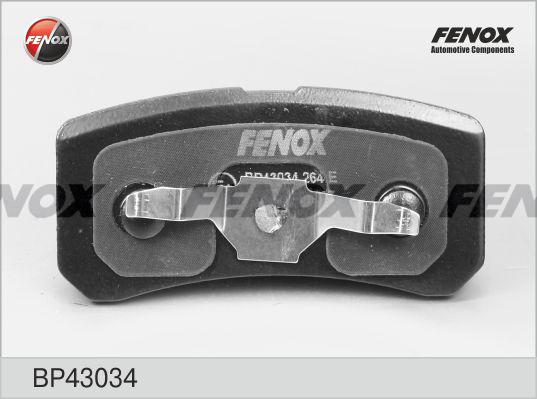 Fenox BP43034 - Brake Pad Set, disc brake autospares.lv