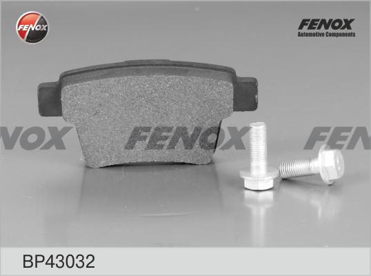 Fenox BP43032 - Brake Pad Set, disc brake autospares.lv