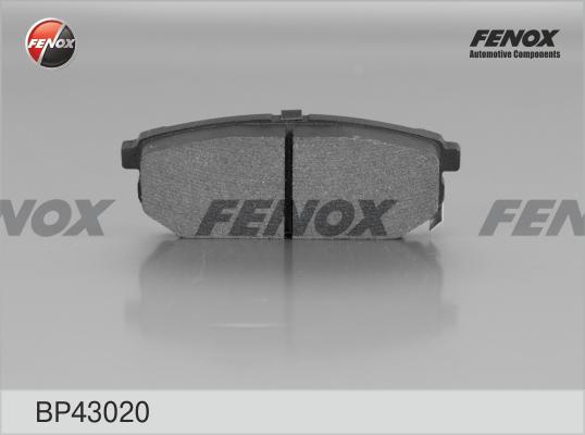 Fenox BP43020 - Brake Pad Set, disc brake autospares.lv